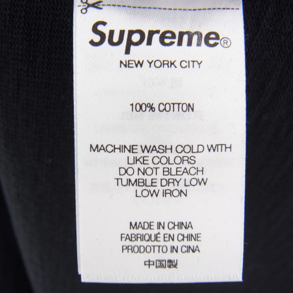 Supreme シュプリーム 21AW  No Thanks S/S Top ノーサンクス 半袖 Tシャツ  ブラック系 M【極上美品】【中古】