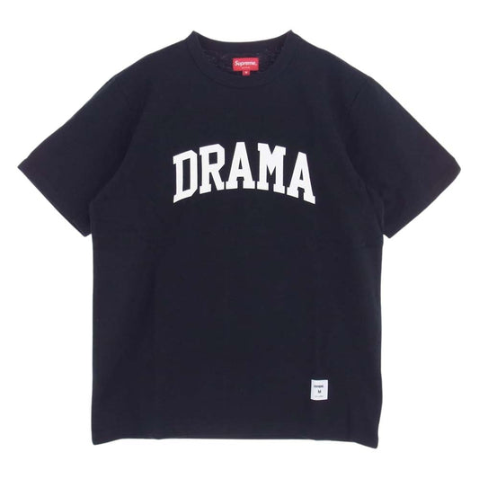 Supreme シュプリーム 19AW Drama S/S Top フロント DRAMA プリント 半袖 Tシャツ  ブラック系 M【新古品】【未使用】【中古】