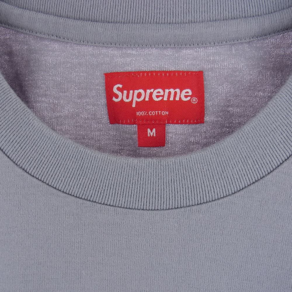 Supreme シュプリーム 22SS Typewriter S/S Top タイプライター スモールボックスロゴ プリント 半袖 Tシャツ  グレー系 M【新古品】【未使用】【中古】