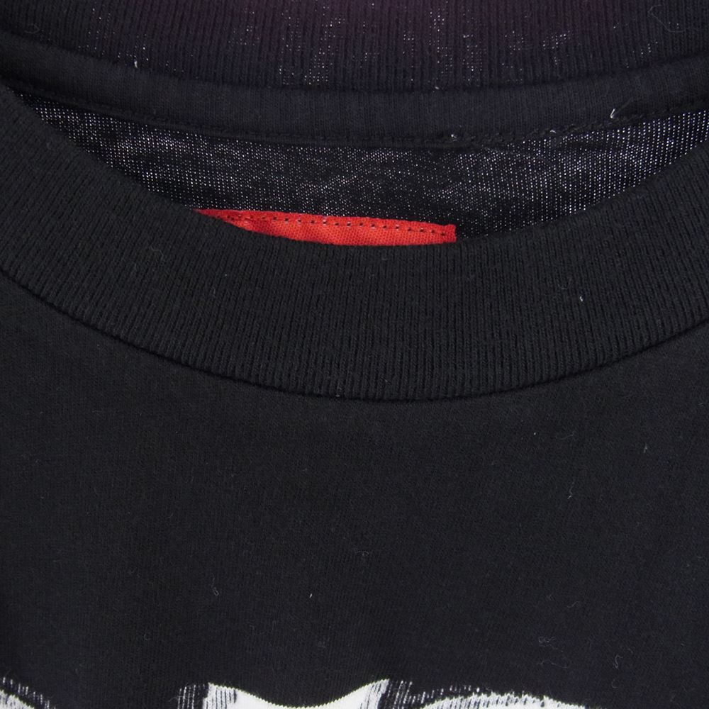 Supreme シュプリーム 22AW Intarsia S/S Top インターシャ ロゴ プリント 半袖 Tシャツ ブラック系 M【極上美品】【中古】