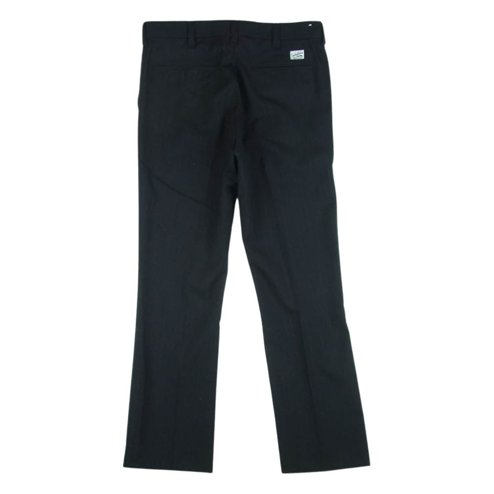 WACKO MARIA ワコマリア 20AW GP-107-BLANKLINE PLEATED TROUSERS TYPE-1 ワンタック スラックス パンツ ブラック系 L【中古】