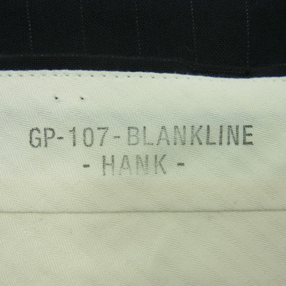 WACKO MARIA ワコマリア 20AW GP-107-BLANKLINE PLEATED TROUSERS TYPE-1 ワンタック スラックス パンツ ブラック系 L【中古】