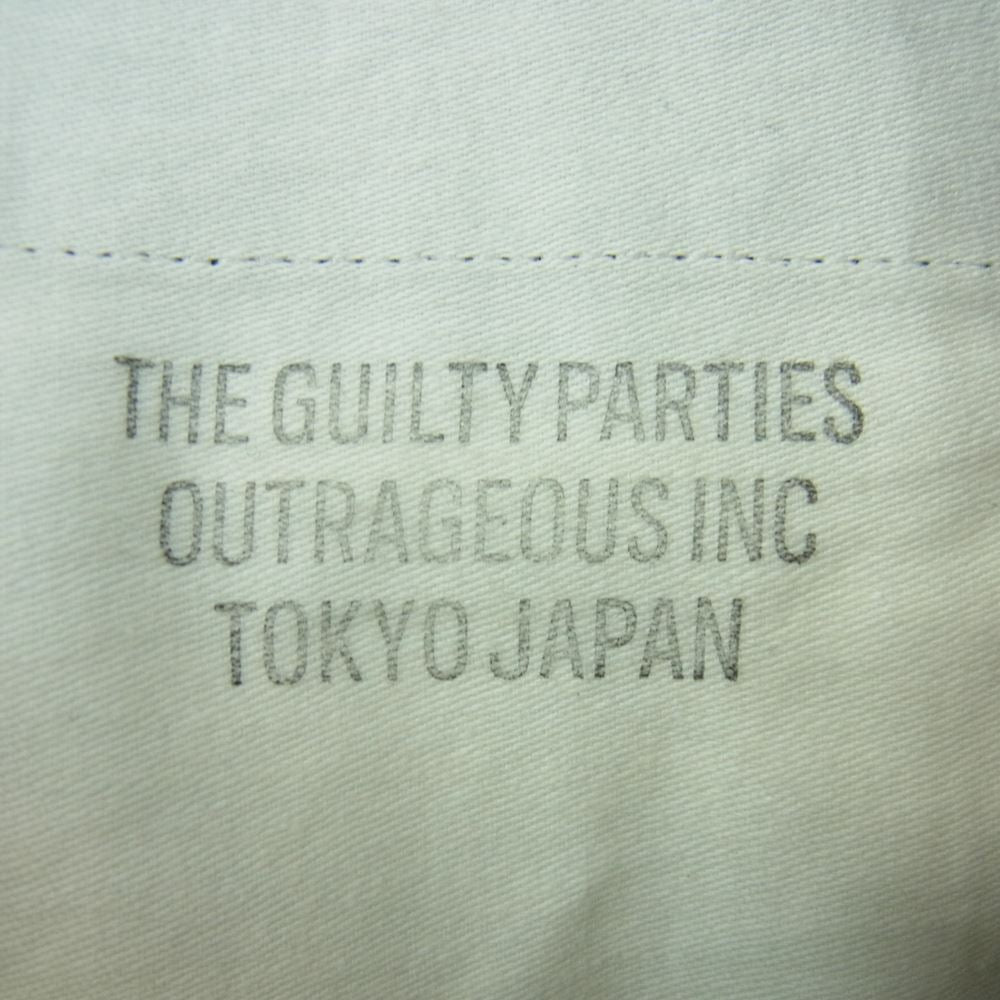 WACKO MARIA ワコマリア 20AW GP-107-BLANKLINE PLEATED TROUSERS TYPE-1 ワンタック スラックス パンツ ブラック系 L【中古】