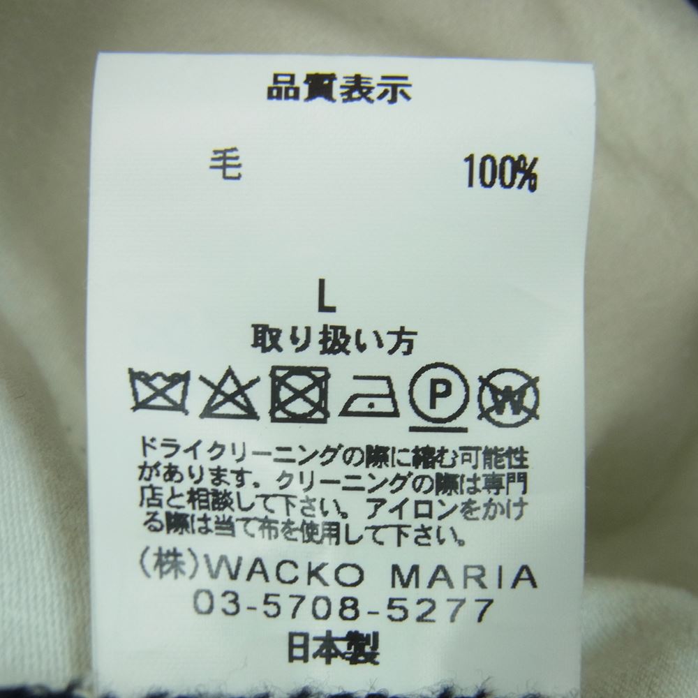 WACKO MARIA ワコマリア 20AW GP-107-BLANKLINE PLEATED TROUSERS TYPE-1 ワンタック スラックス パンツ ブラック系 L【中古】