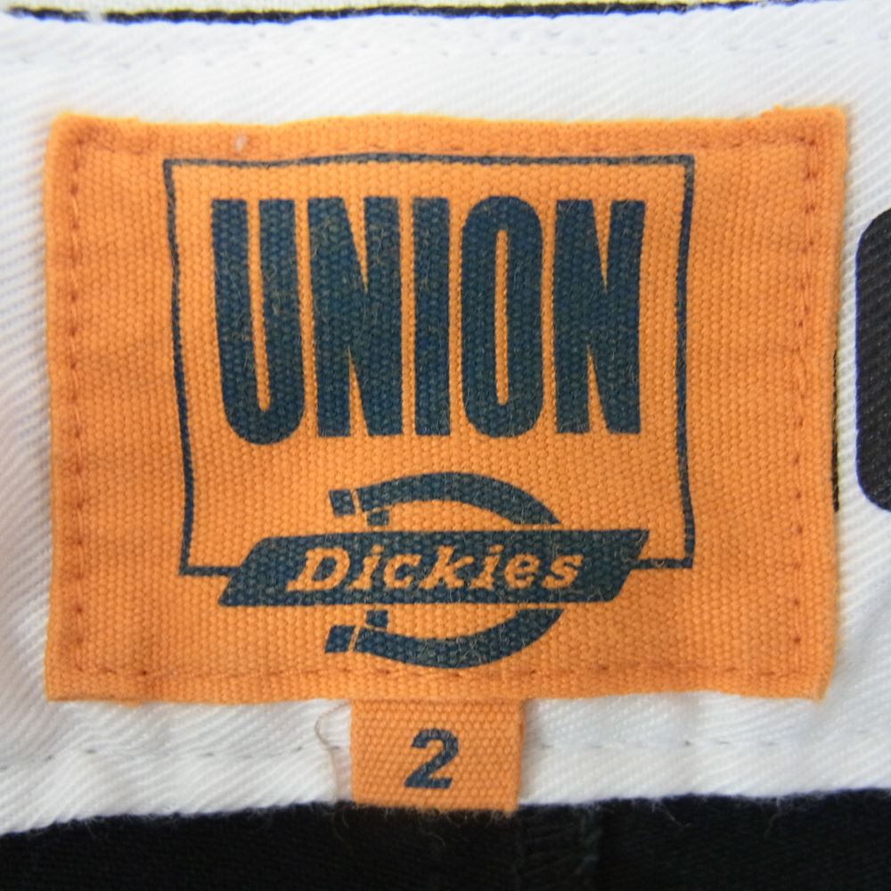 ユニオン 21AW 213M40UO01 × DICKIES ディッキーズ カットオフ ワーク パンツ ブラック系 2【中古】