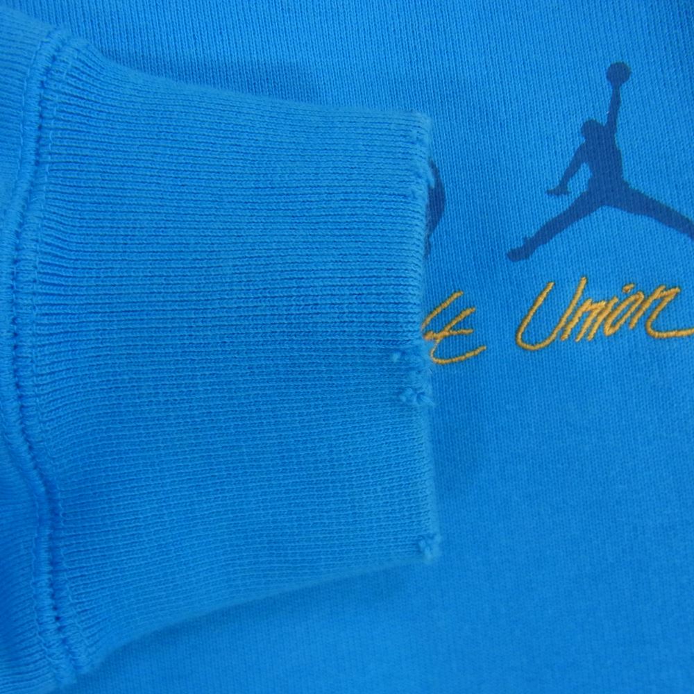 ユニオン UNION  DJ9522-483 × Nike Jordan クルーネック スウェット ブルー系 L【中古】 ユニオン DJ9522-483 × Nike Jordan クルーネック スウェット ブルー系