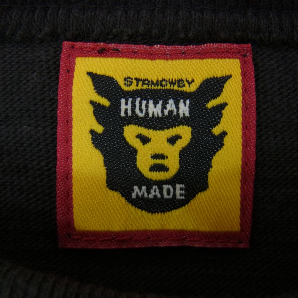 HUMAN MADE ヒューマンメイド × KAWS カウズ DRY ALLS ダック プリント クルーネック 半袖 Tee ブラック系 XL【中古】