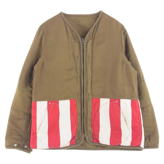 VISVIM ビズビム 19SS 0119105013022 IRIS LINER JKT アイリス ライナー ジャケット リバーシブル カーキ系 １【中古】