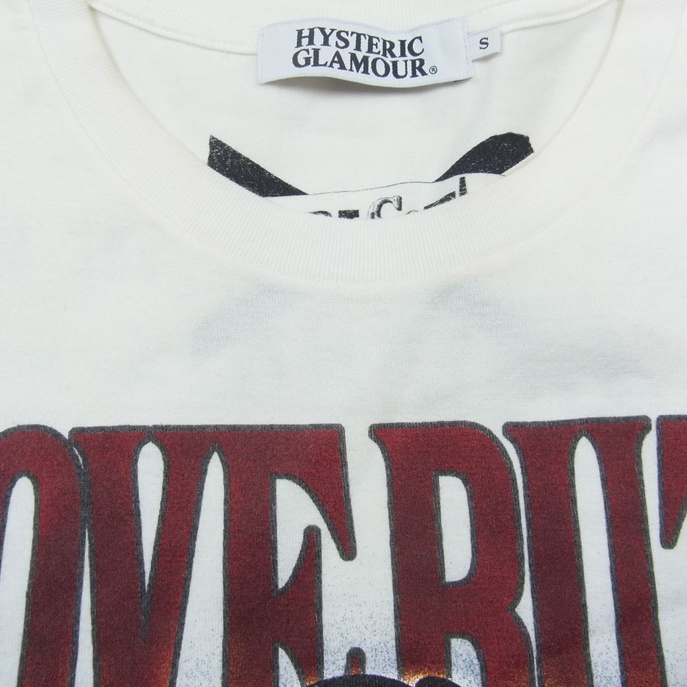 HYSTERIC GLAMOUR ヒステリックグラマー 4CT-5201 カートコバーン Tシャツ 半袖  ホワイト系 S【中古】