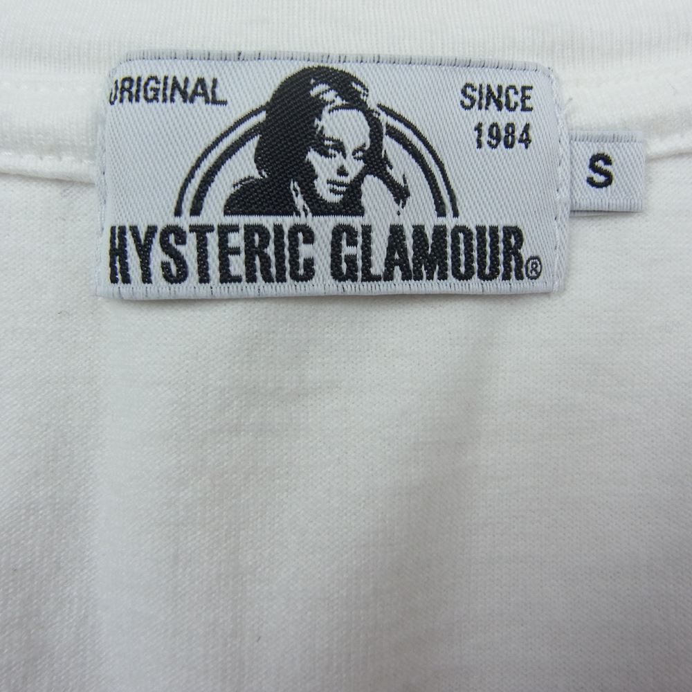 HYSTERIC GLAMOUR ヒステリックグラマー 0253CT17 × NEIGHBORHOOD ネイバーフッド DEVIL WOMAN プリント Tシャツ 半袖  ホワイト系 S【中古】