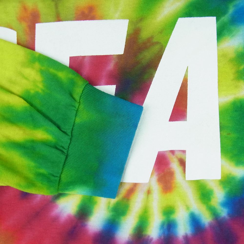 WIND AND SEA ウィンダンシー タイダイ ロングスリーブ 長袖 Tシャツ コットン 中国製 マルチカラー系 レインボー系 S【中古】