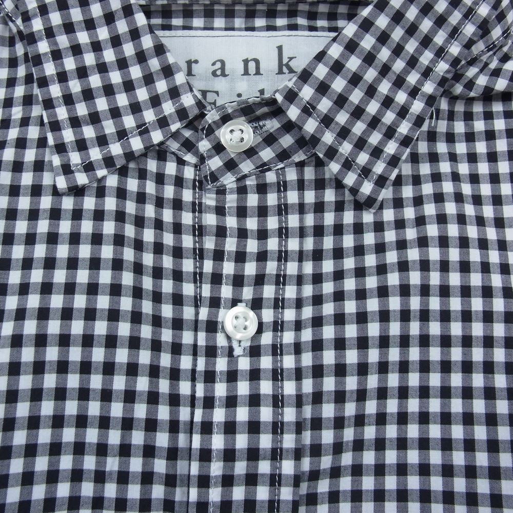 フランクアンドアイリーン 長袖 ギンガム チェック シャツ ブラック系 XXS【中古】