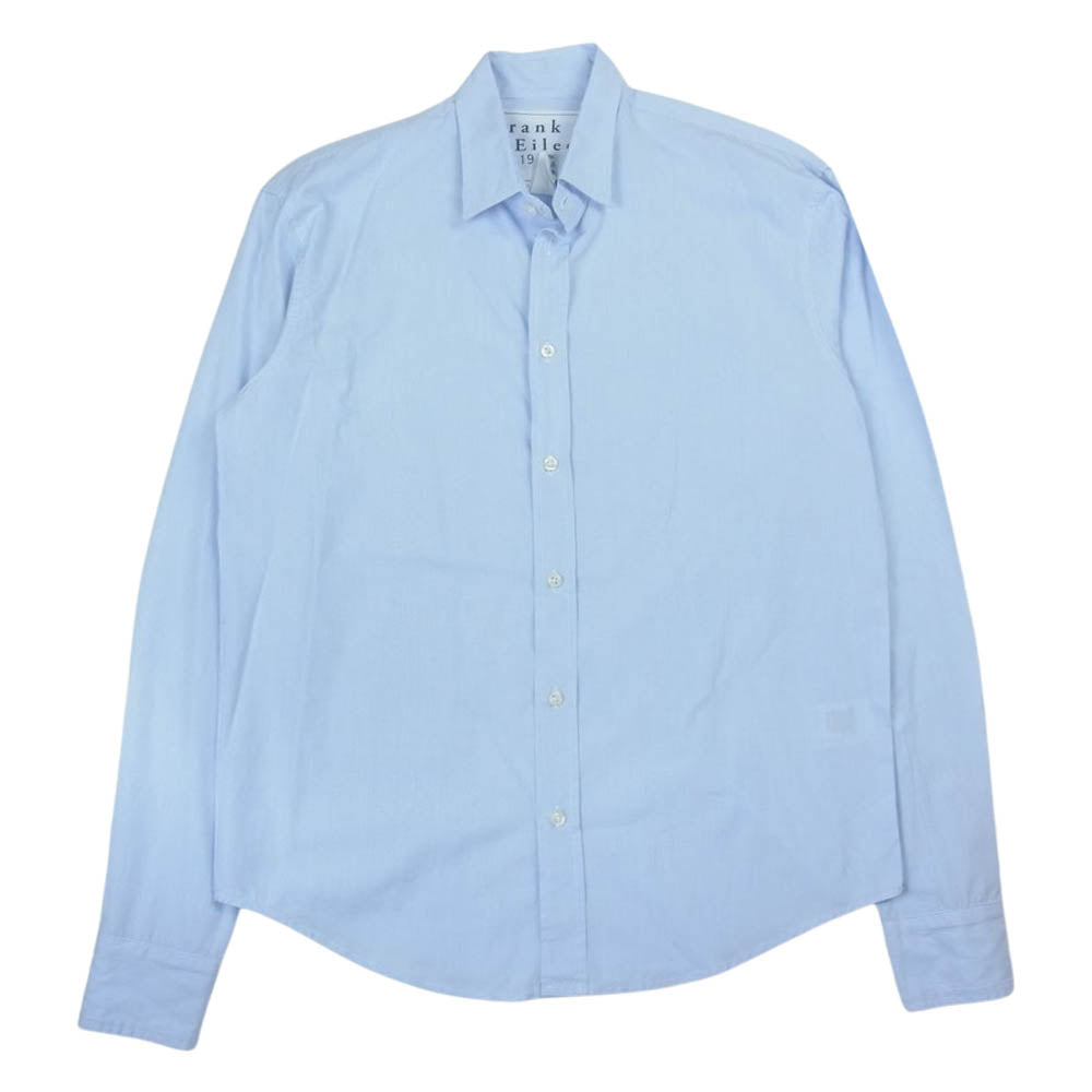 フランクアンドアイリーン チェック柄 コットン 長袖 シャツ  ブルー系 XXS【中古】