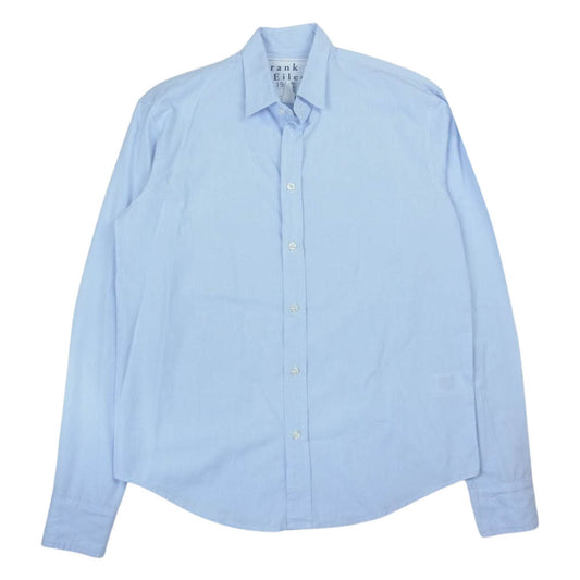 フランクアンドアイリーン チェック柄 コットン 長袖 シャツ  ブルー系 XXS【中古】