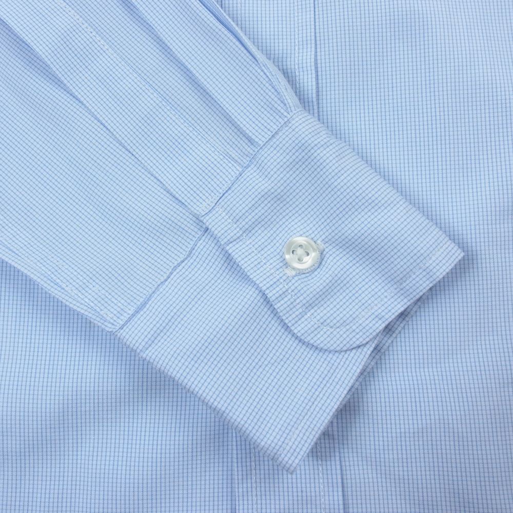 フランクアンドアイリーン チェック柄 コットン 長袖 シャツ  ブルー系 XXS【中古】