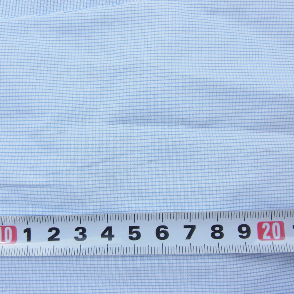 フランクアンドアイリーン チェック柄 コットン 長袖 シャツ  ブルー系 XXS【中古】