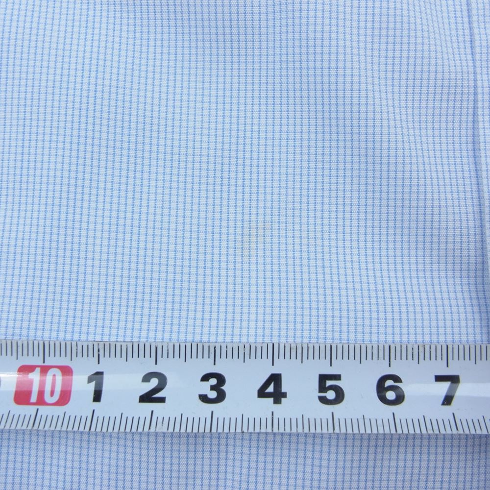 フランクアンドアイリーン チェック柄 コットン 長袖 シャツ  ブルー系 XXS【中古】