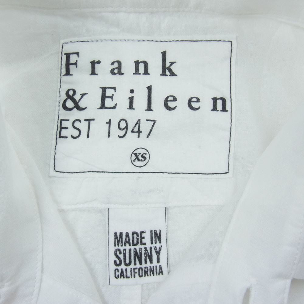 フランクアンドアイリーン コットン 長袖 シャツ ホワイト ホワイト系 XS【中古】