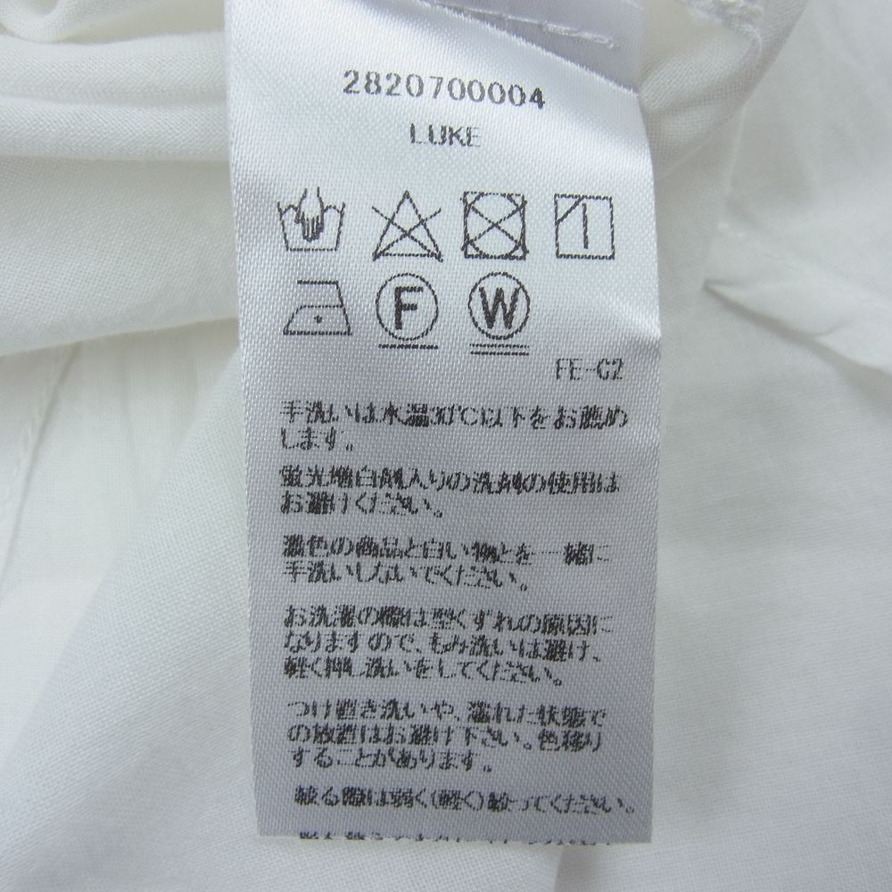 フランクアンドアイリーン コットン 長袖 シャツ ホワイト ホワイト系 XS【中古】