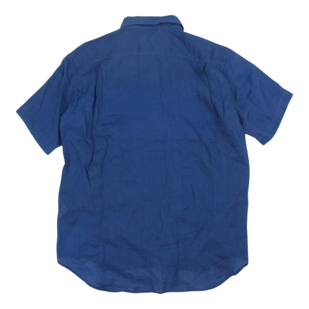 Ron Herman ロンハーマン 2920700057 半袖 リネン シャツ ネイビー系 S【中古】