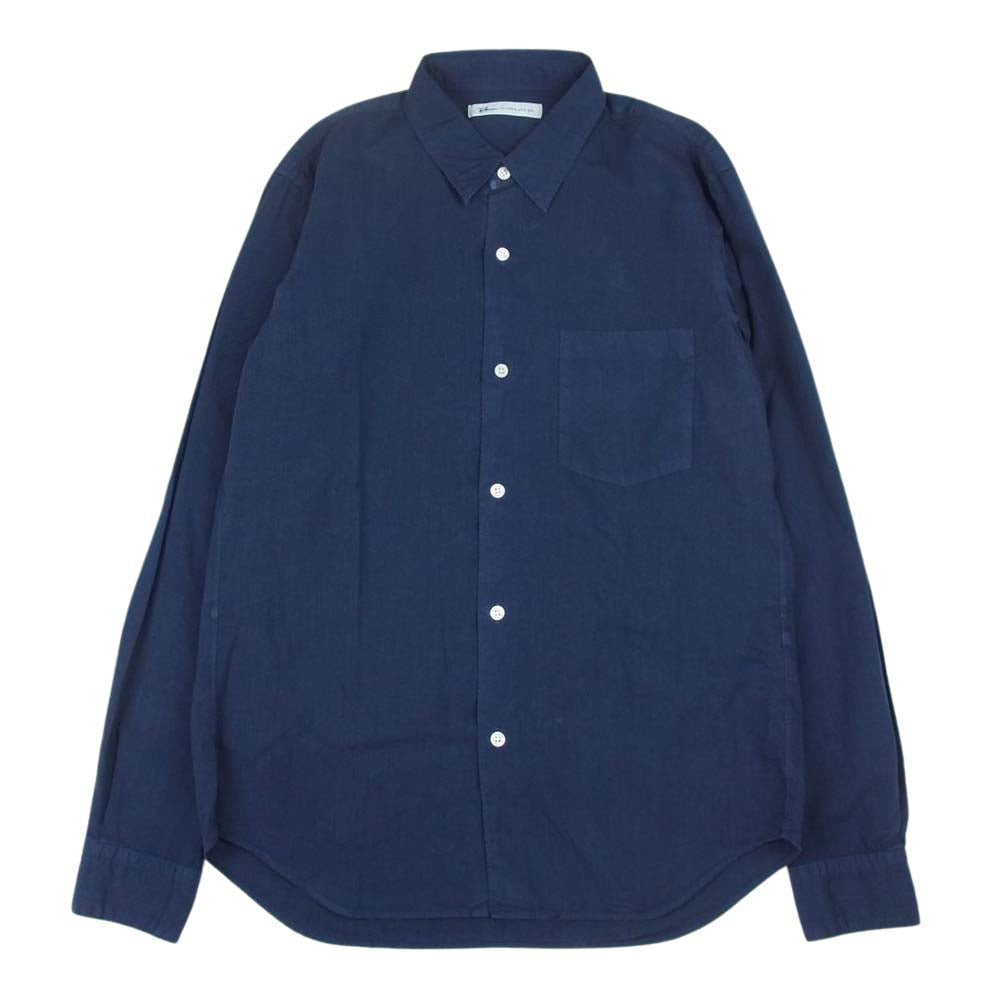 Ron Herman ロンハーマン 2620700055 テンセル混 コットン 長袖 シャツ  ネイビー系 S【中古】