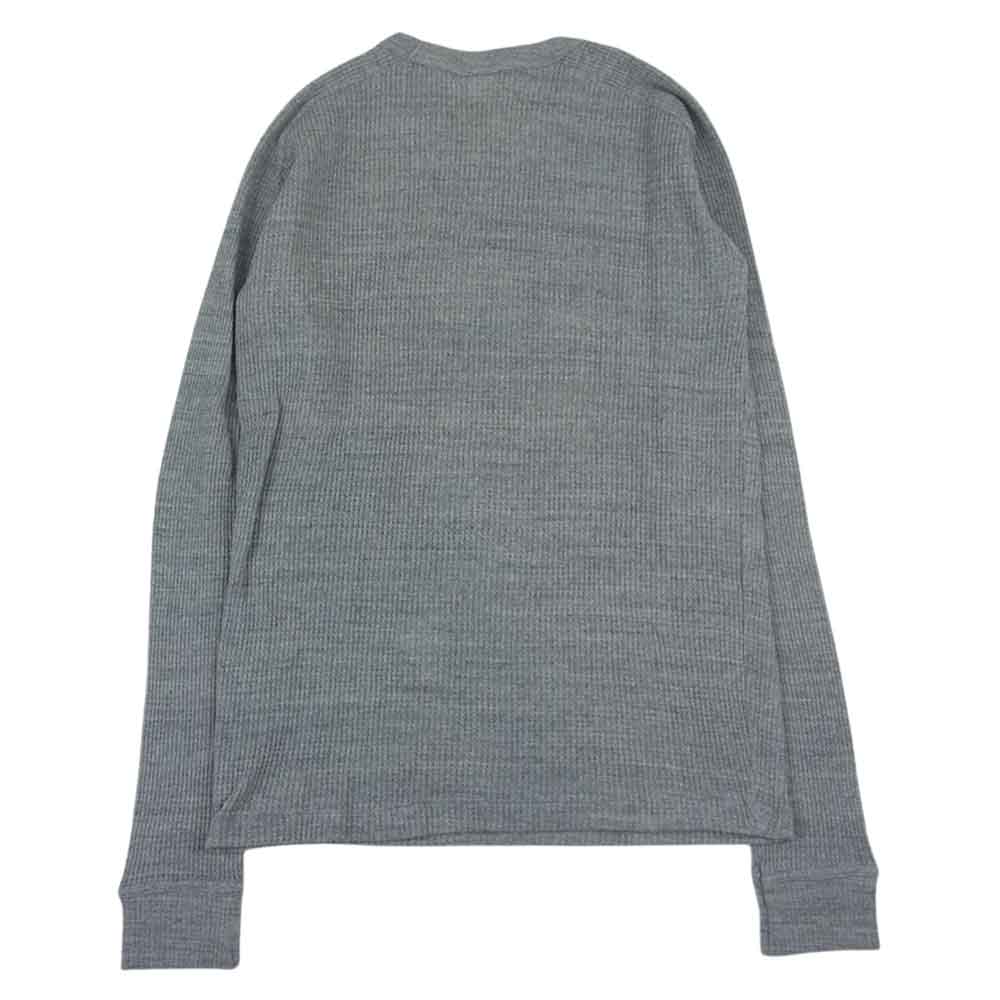 Ron Herman ロンハーマン 122090080 ワッフル ニット サーマル カットソー グレー  グレー系 S【中古】
