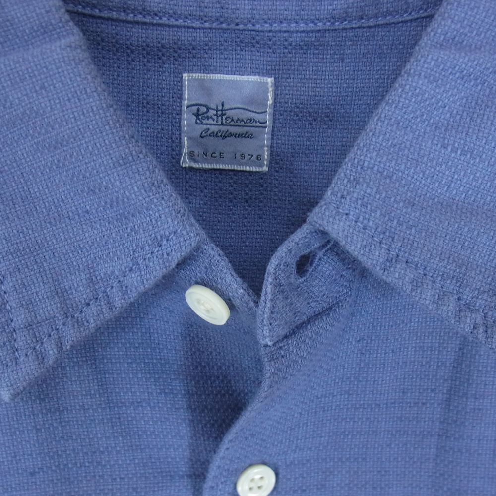 Ron Herman ロンハーマン 2920700052 リネン混 長袖 シャツ ブルー系 S【中古】