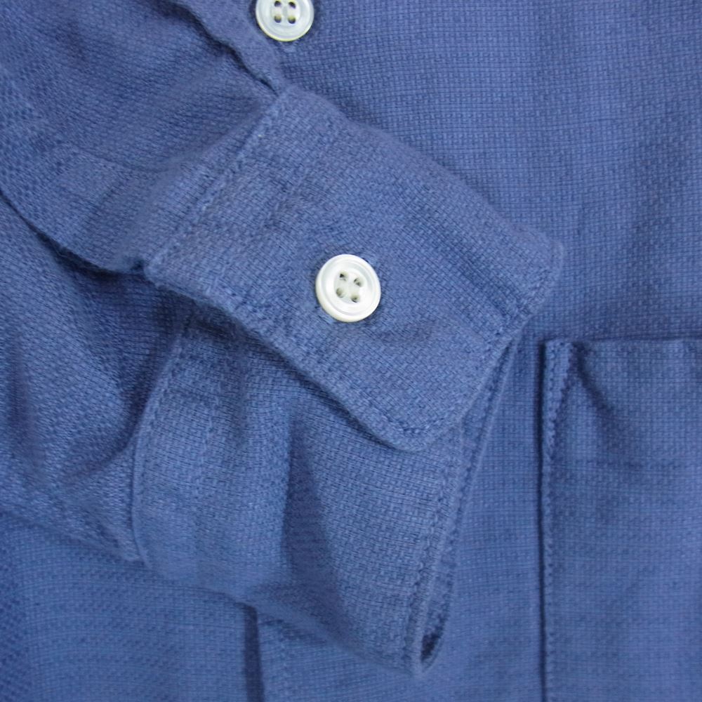 Ron Herman ロンハーマン 2920700052 リネン混 長袖 シャツ ブルー系 S【中古】