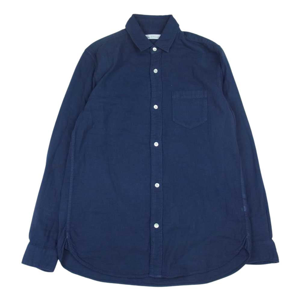 Ron Herman ロンハーマン 2520700359 マチ付 コットン 長袖 シャツ ネイビー系 S【中古】