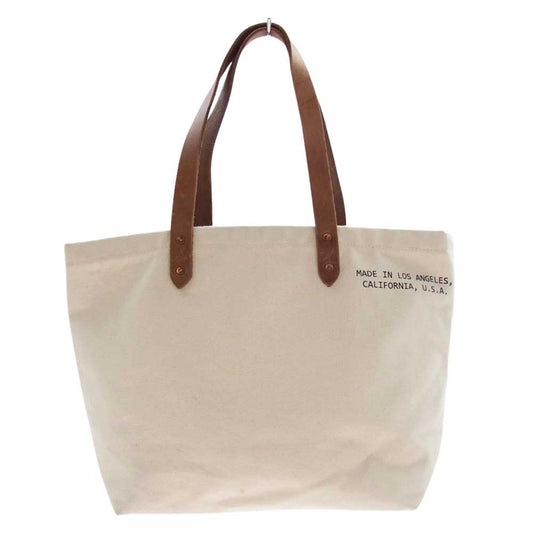 Ron Herman ロンハーマン キャンバス トート バッグ アイボリー系【中古】