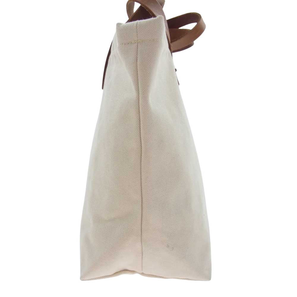 Ron Herman ロンハーマン キャンバス トート バッグ アイボリー系【中古】