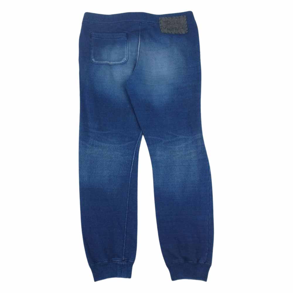 Ron Herman ロンハーマン 212060309-1079 R.H.Vintage USED加工 インディゴ染め スタープリント スウェット パンツ インディゴブルー系 M【中古】