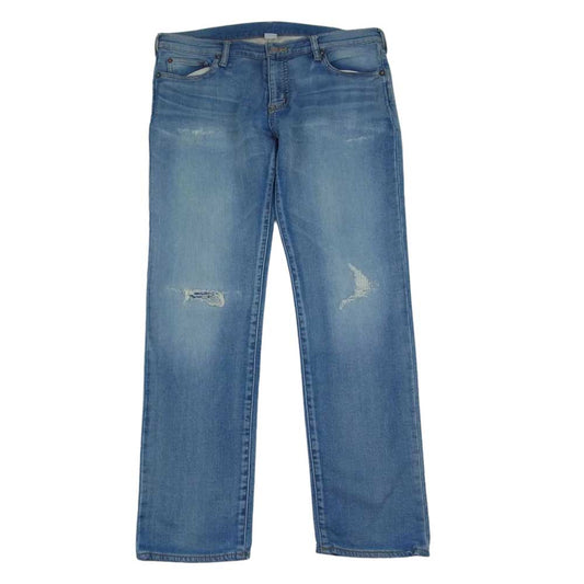 Ron Herman ロンハーマン 16AW  622060024-1071 ダメージ加工 スウェット デニム パンツ インディゴブルー系 M【中古】