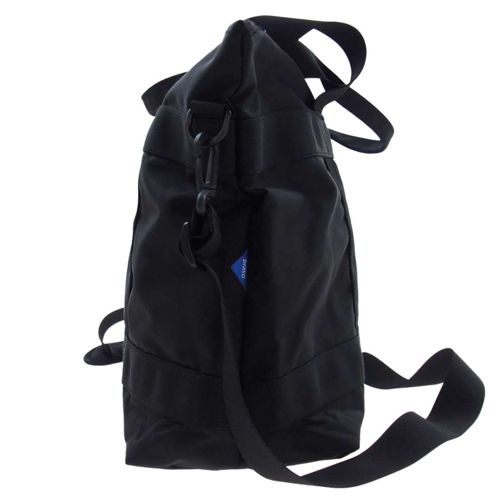 Ron Herman ロンハーマン 17SS × BRAVO SCOPE BLOCK I ナイロン2WAY ショルダー トート バッグ ブラック系 ブルー系【中古】