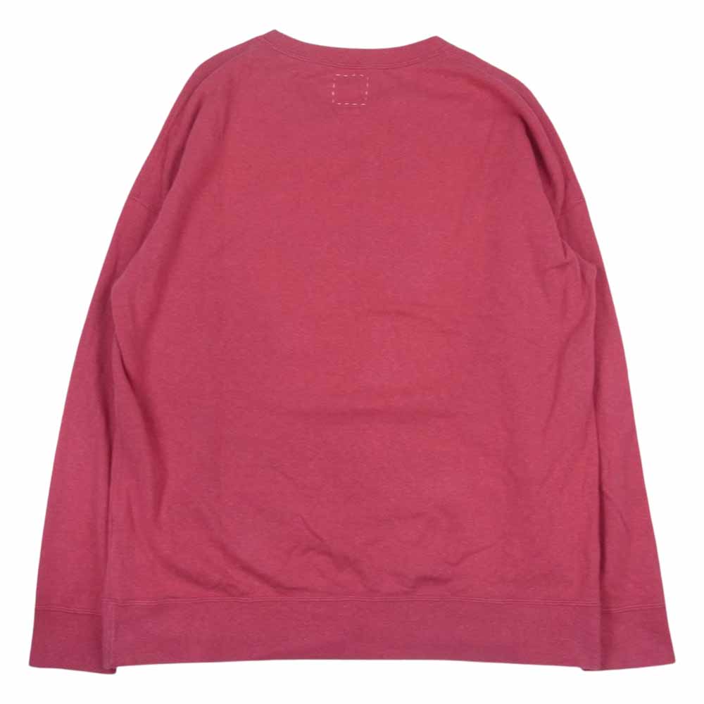 VISVIM ビズビム 20AW 0120205010020 JUMBO SWEAT L/S STAMP クルーネック ジャンボ スウェット ピンク系 3【中古】