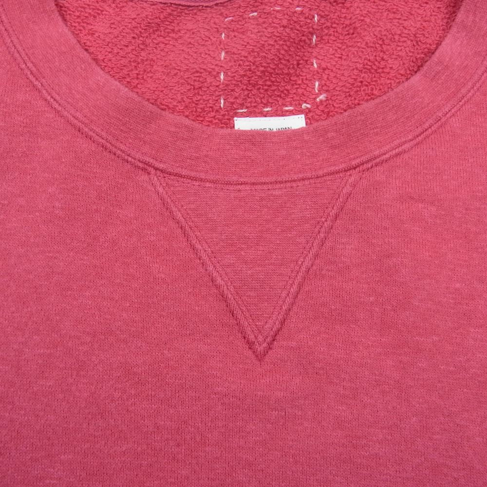 VISVIM ビズビム 20AW 0120205010020 JUMBO SWEAT L/S STAMP クルーネック ジャンボ スウェット ピンク系 3【中古】