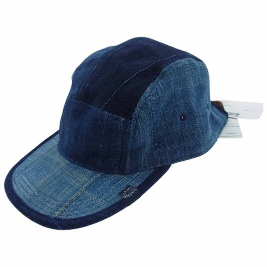 VISVIM ビズビム 21SS 0221903003012 CAMP CAP KOFU INDIGO キャンプ キャップ コフ インディゴ デニム インディゴブルー系 F【極上美品】【中古】