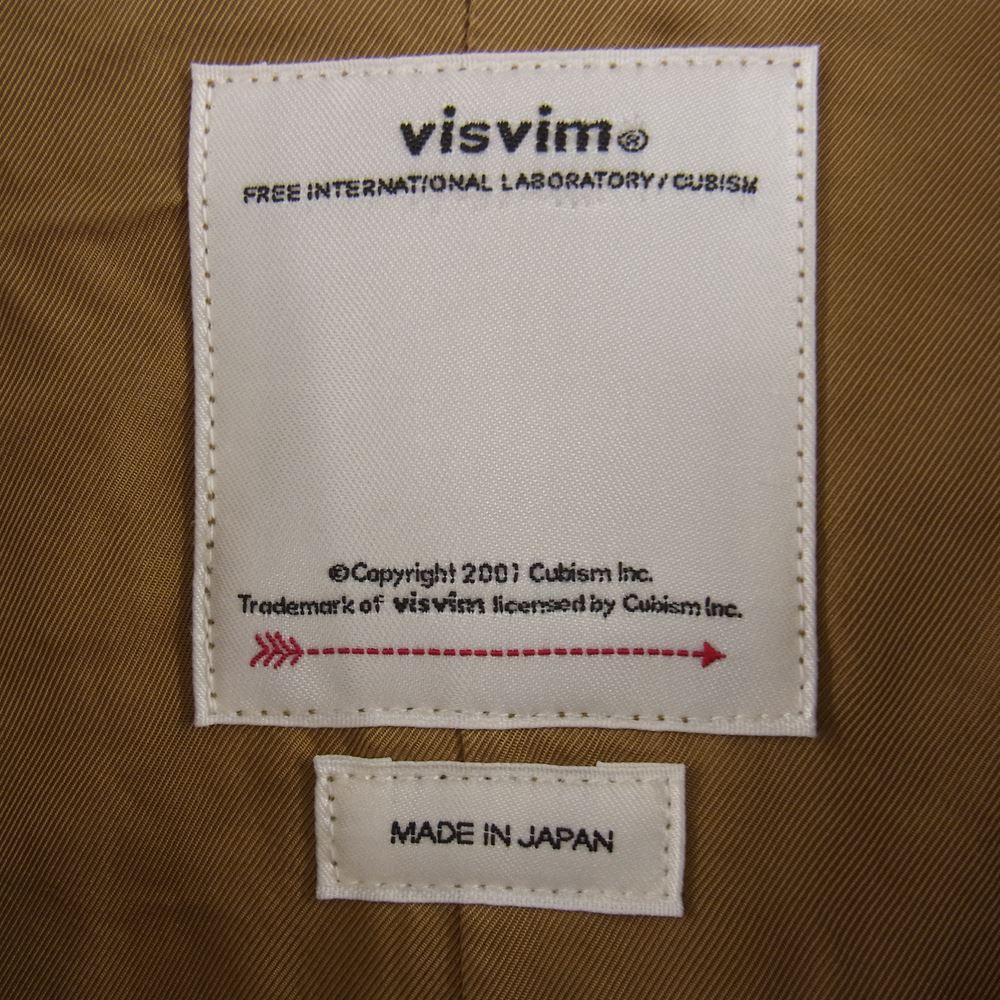 VISVIM ビズビム 22SS 0122105013019 LEVINSON FISHTAIL 泥染め モッズ ミリタリー コート カーキ  カーキ系 ３【極上美品】【中古】