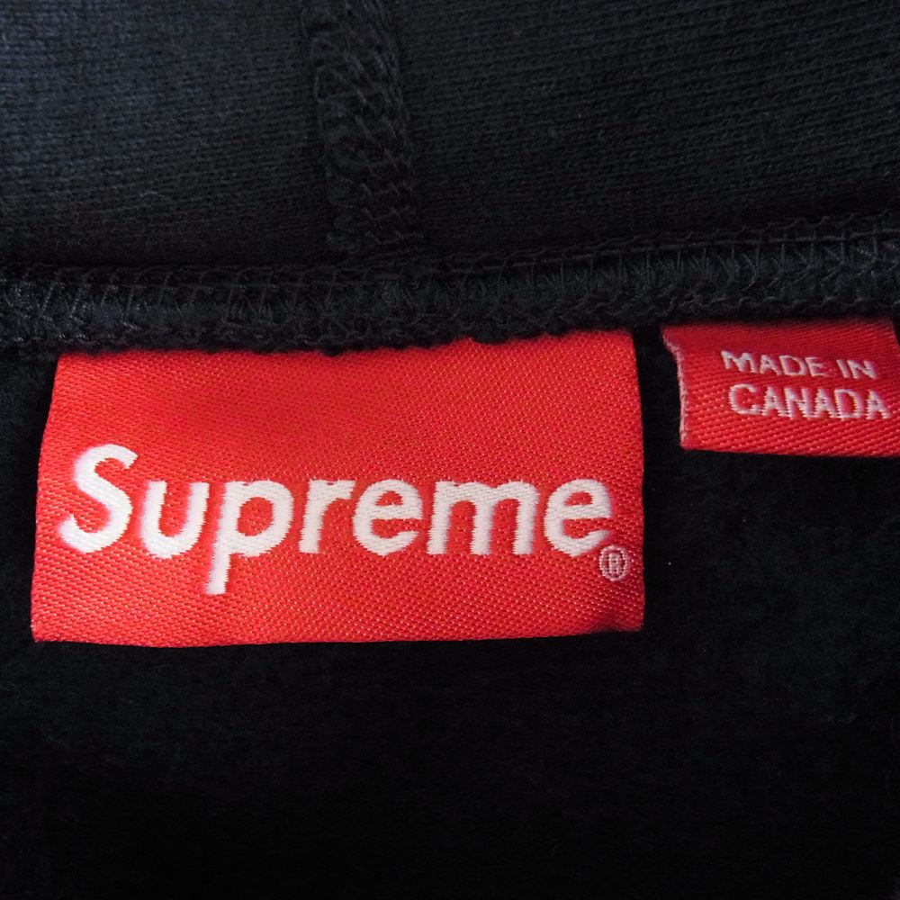 Supreme シュプリーム 19AW S Logo Hooded sweatshirt Sロゴ フーデッドスウェットシャツ パーカー ネイビー系 M【中古】