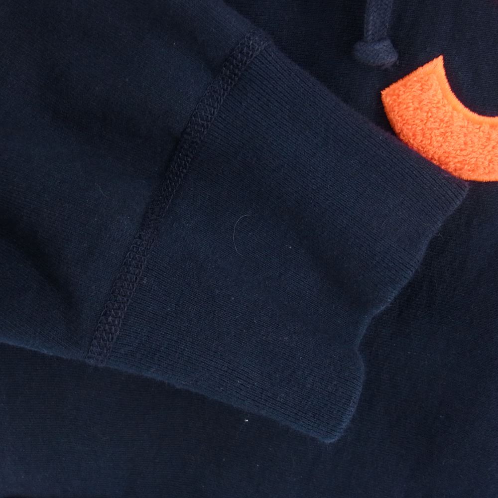 Supreme シュプリーム 19AW S Logo Hooded sweatshirt Sロゴ フーデッドスウェットシャツ パーカー ネイビー系 M【中古】