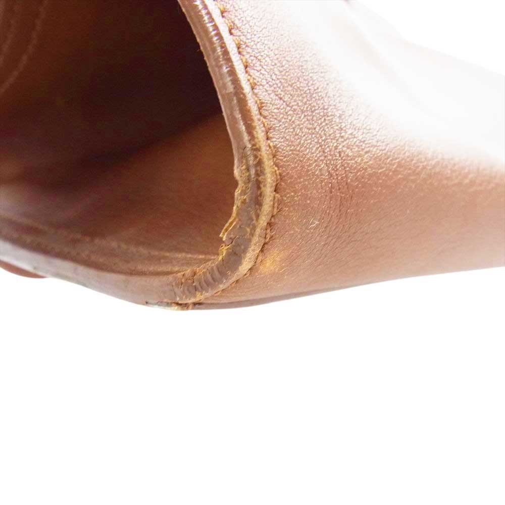 SAINT LAURENT サンローラン 311210 BJ50J 2219 プチ カバス レザー ショルダー バッグ ブラウン系【中古】