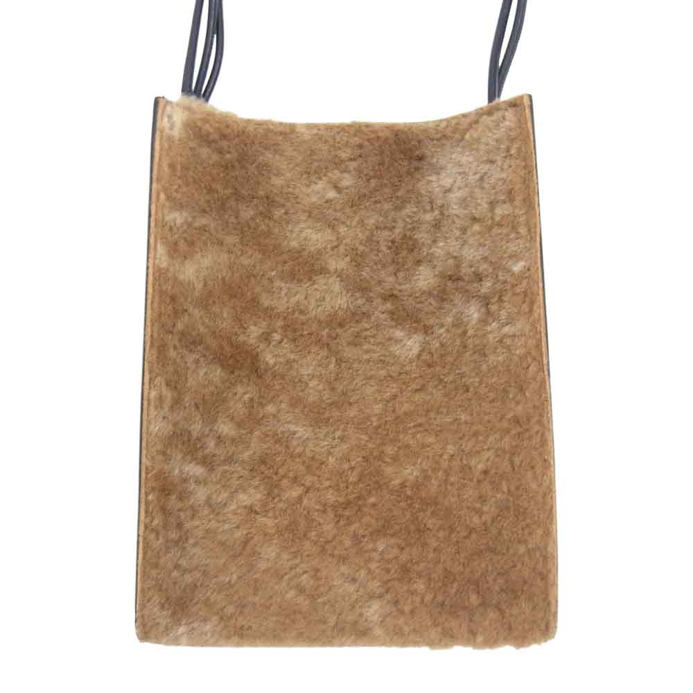 JIL SANDER ジルサンダー TANGLE タングル ファー ショルダー バッグ ブラック系【中古】