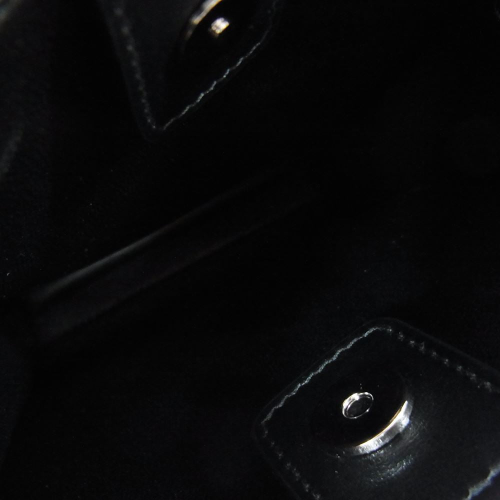 JIL SANDER ジルサンダー TANGLE タングル ファー ショルダー バッグ ブラック系【中古】