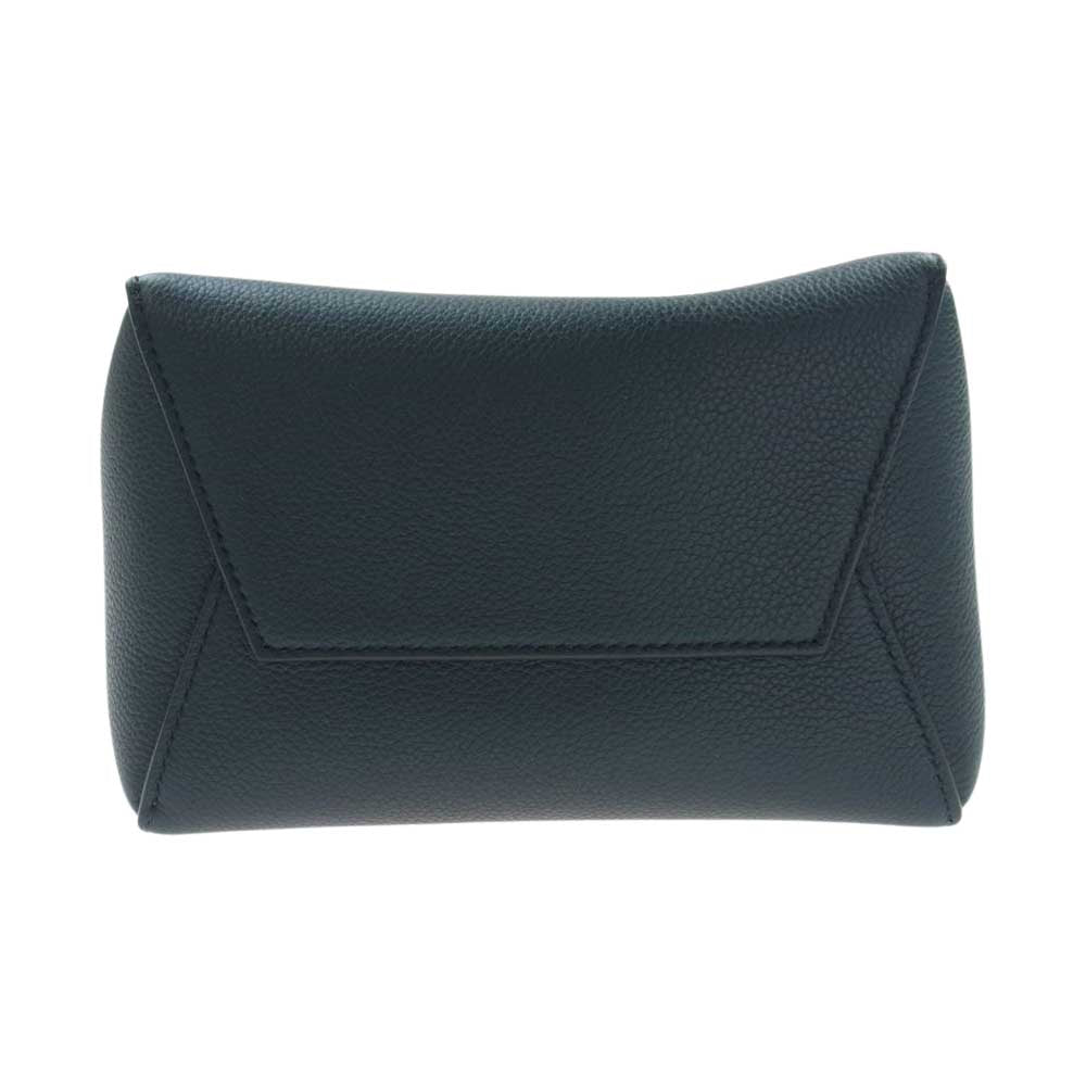 CELINE セリーヌ サングル スモール レザー バケット ショルダー バッグ グリーン系【中古】