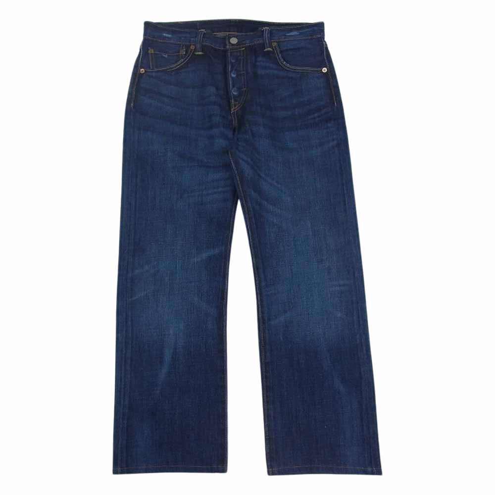 Levi's リーバイス 00501-1168 501 ボタンフライ ストレート デニム パンツ オーセンティック ヴィンテージ レプリカ インディゴブルー系 30【中古】