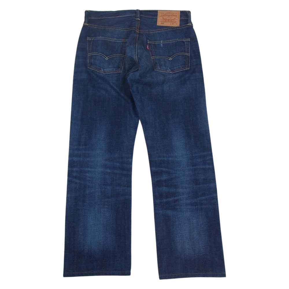 Levi's リーバイス 00501-1168 501 ボタンフライ ストレート デニム パンツ オーセンティック ヴィンテージ レプリカ インディゴブルー系 30【中古】