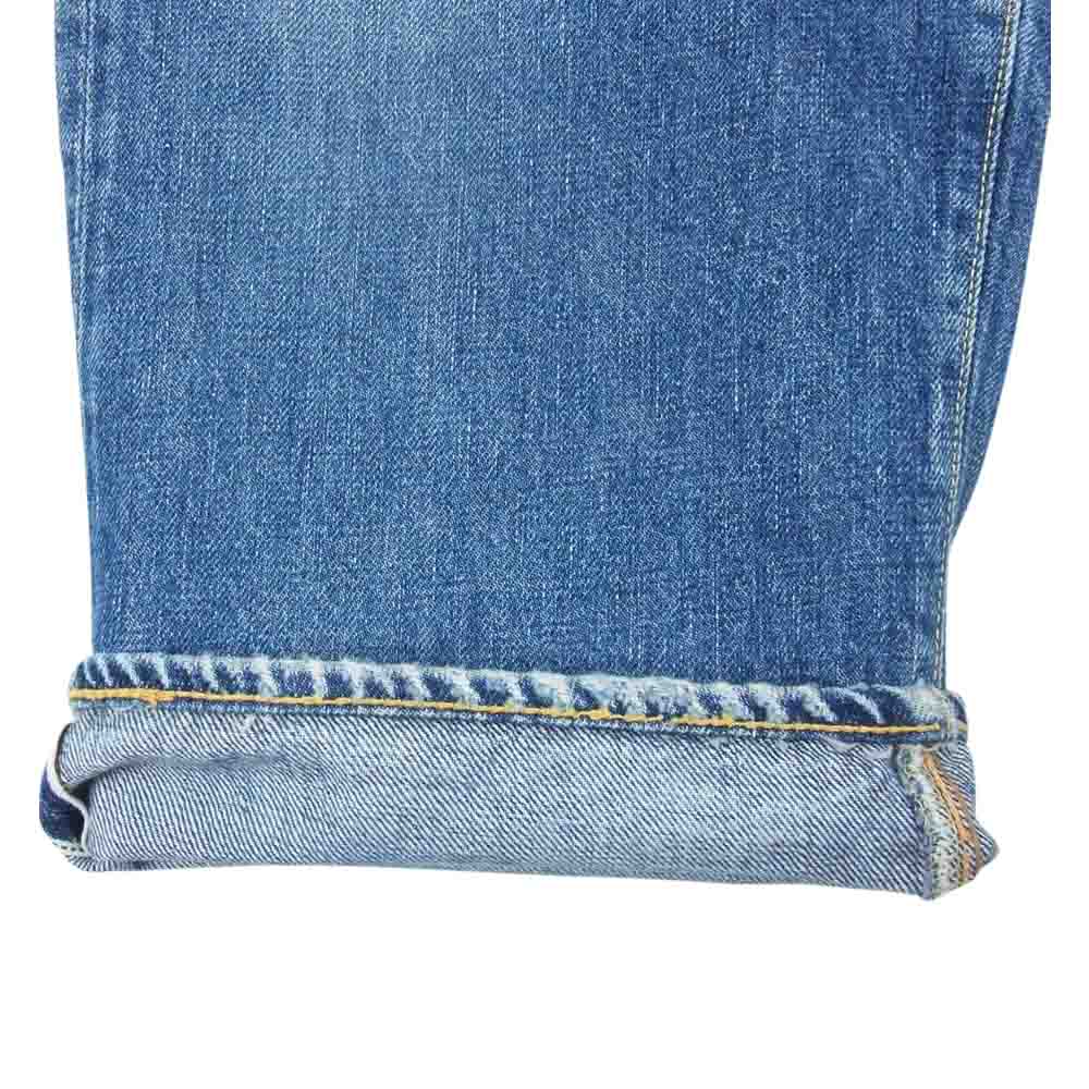 EVISU エヴィス No2 SPECIAL カモメ ペイント 赤耳 デニム パンツ   インディゴブルー系【中古】