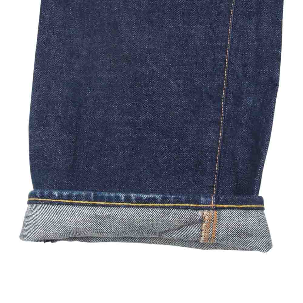 EVISU エヴィス 2001 No1 SPECIAL 戒 ペイント 金耳 デニム パンツ  インディゴブルー系 33【中古】