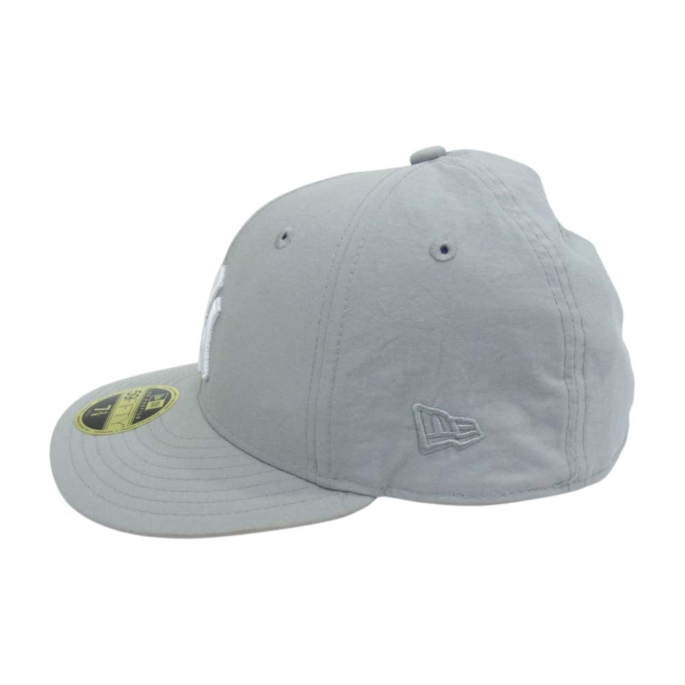 キス × NEW ERA LOW PROFILE Newyorkyankees ニューヨークヤンキース ベースボール キャップ グレー系 7 3/8【中古】