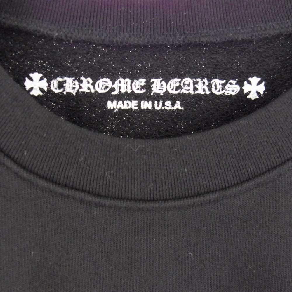 CHROME HEARTS クロムハーツ（原本無） 22SS MATTY BOY Stay Fast Crewneck マッティ―ボーイ ステイ ファスト クルーネック ブラック系 M【美品】【中古】